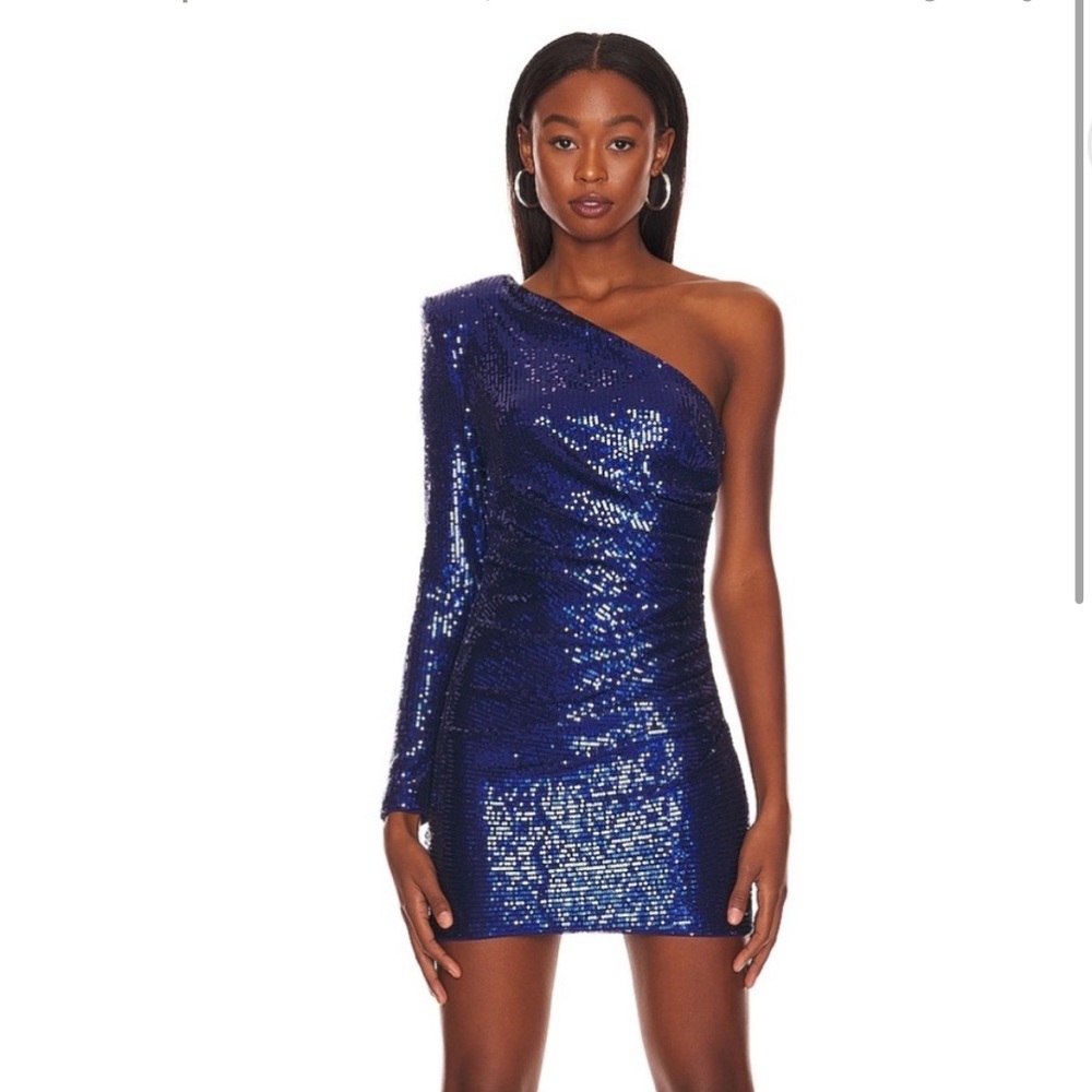 NBD mini dress one shoulder